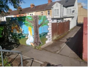 A mural created by Plastic Free Swindon