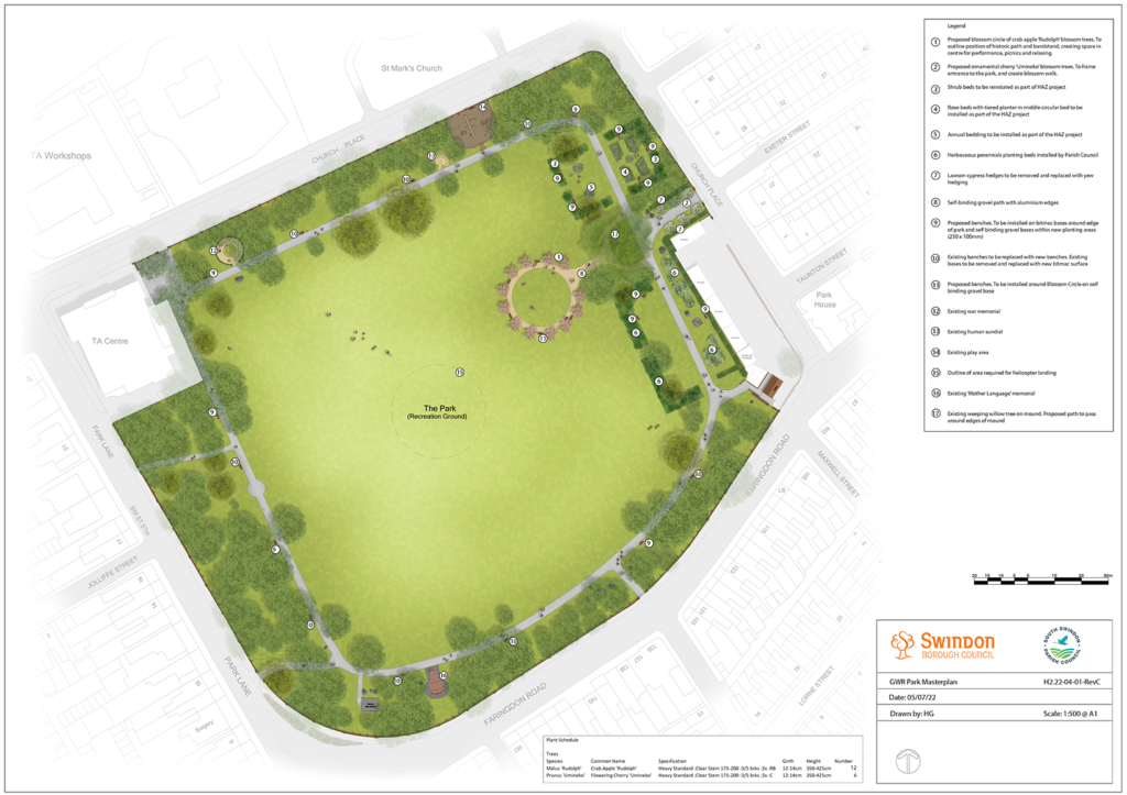 GWR Park Blossom Project Masterplan